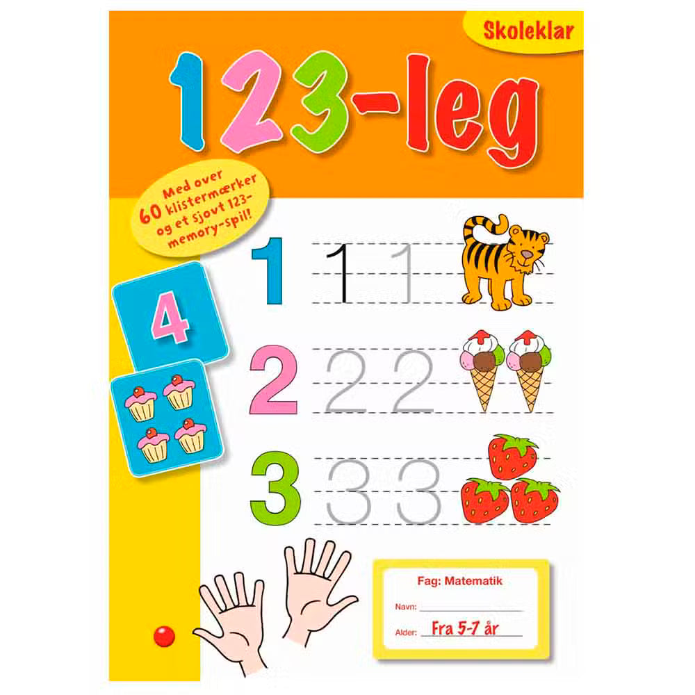 Bolden Skoleklar 123 Leg