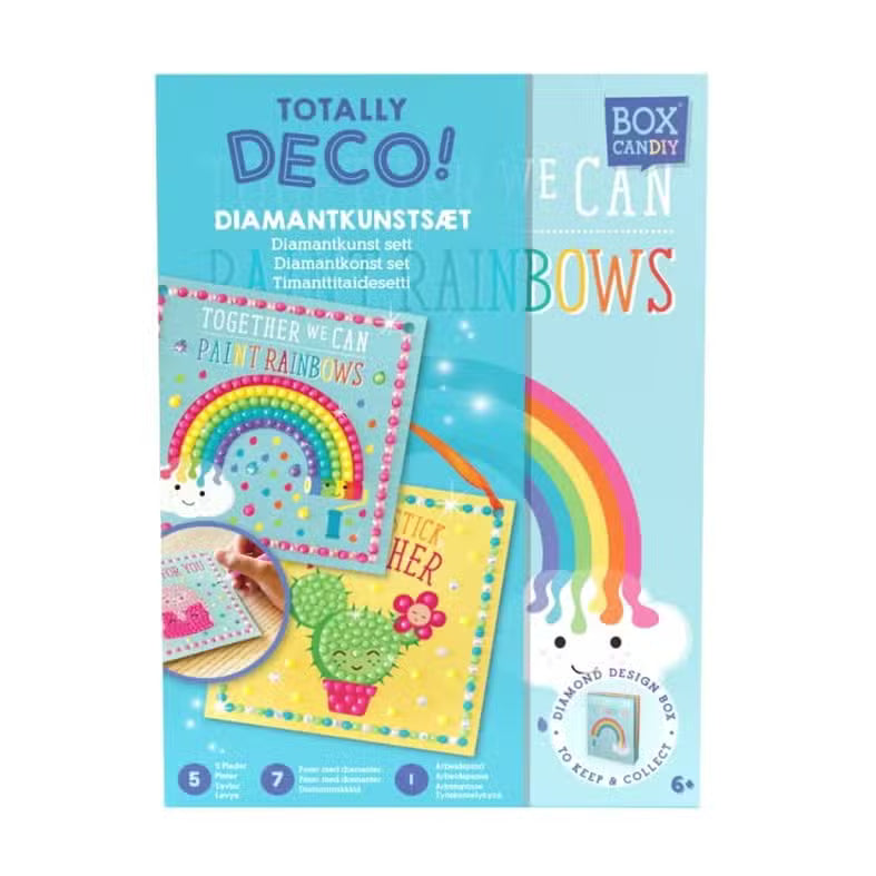 Box Candy Diamant Maleri Regnbue