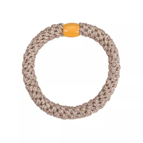 By Stær Elastik Beige Glitter