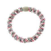 By Stær Elastik Multi Pink Grå Glimmer