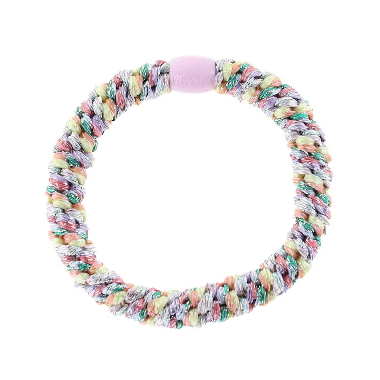 By Stær Elastik Multi Grøn Gylden Glimmer