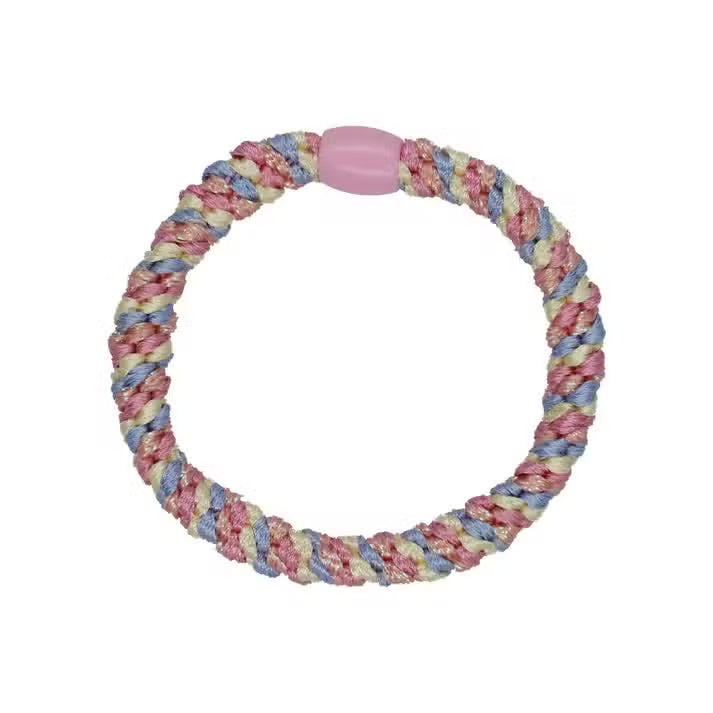 By Stær Elastik Multi Lyseblå Gul