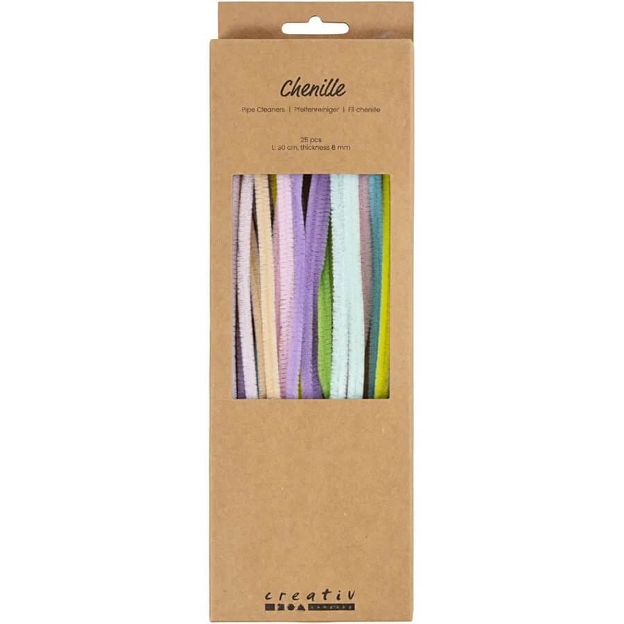 Chenille Pastel Farver