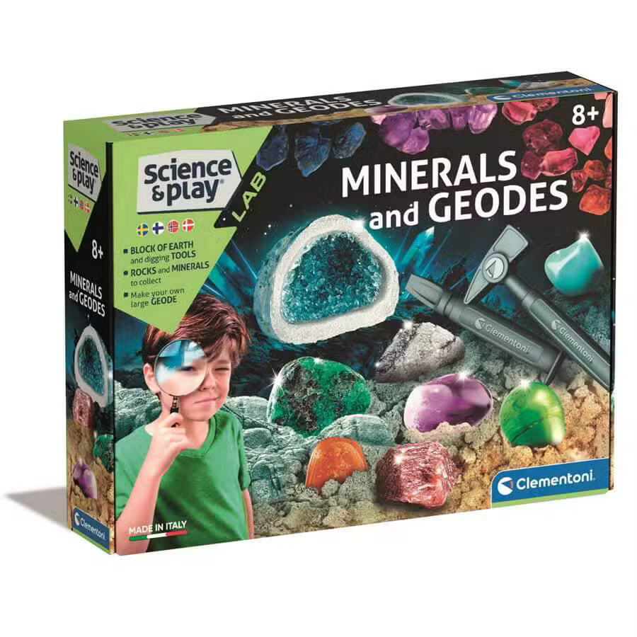 Clementoni Videnskabssæt Mineraler Og Geoder