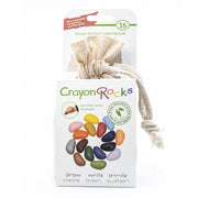 Crayon Rocks Farvekridt 16 Stk pakke med farverige kridt formet som sten, ideel til kreativ leg for børn.