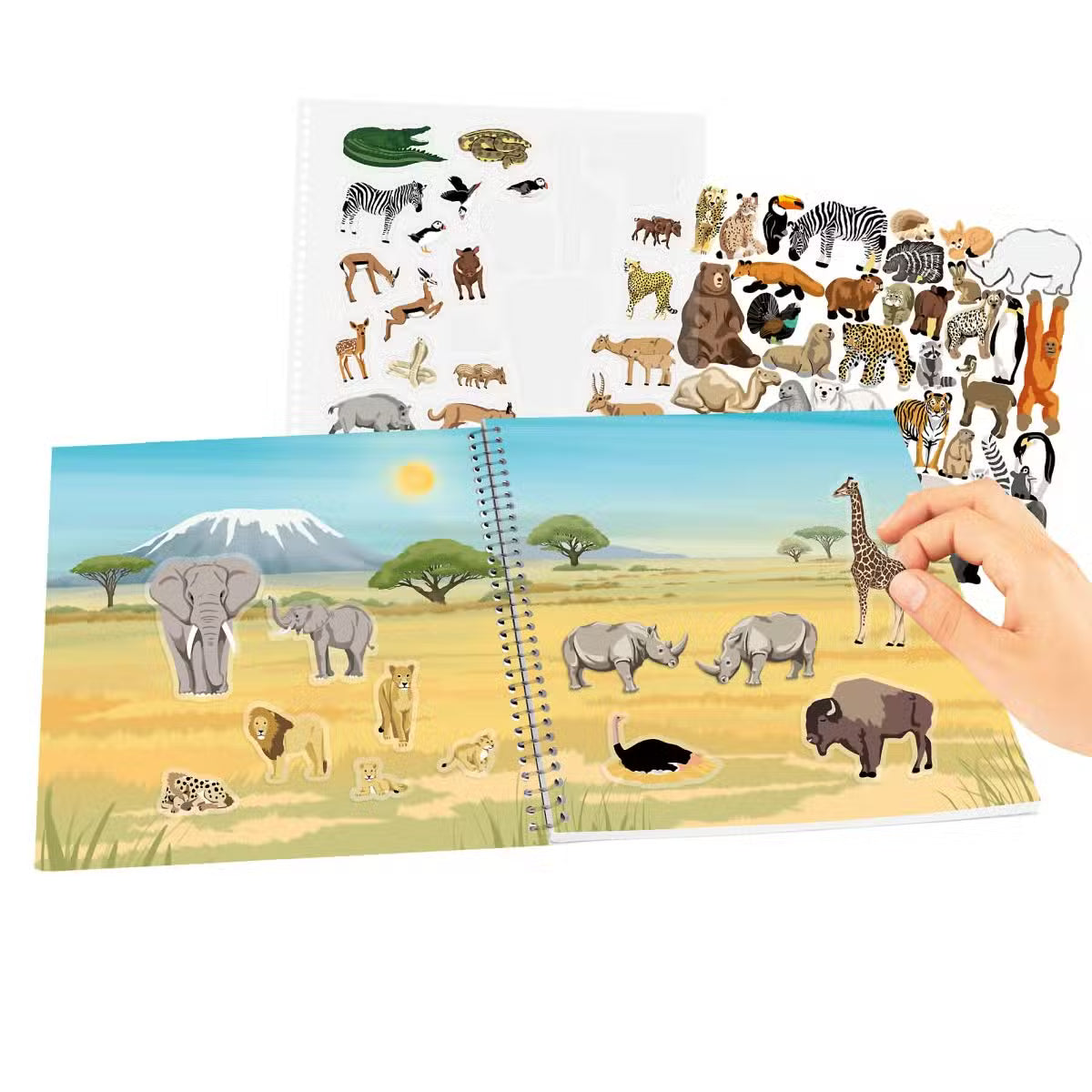 Create Your Klistermærkebog Wild Life