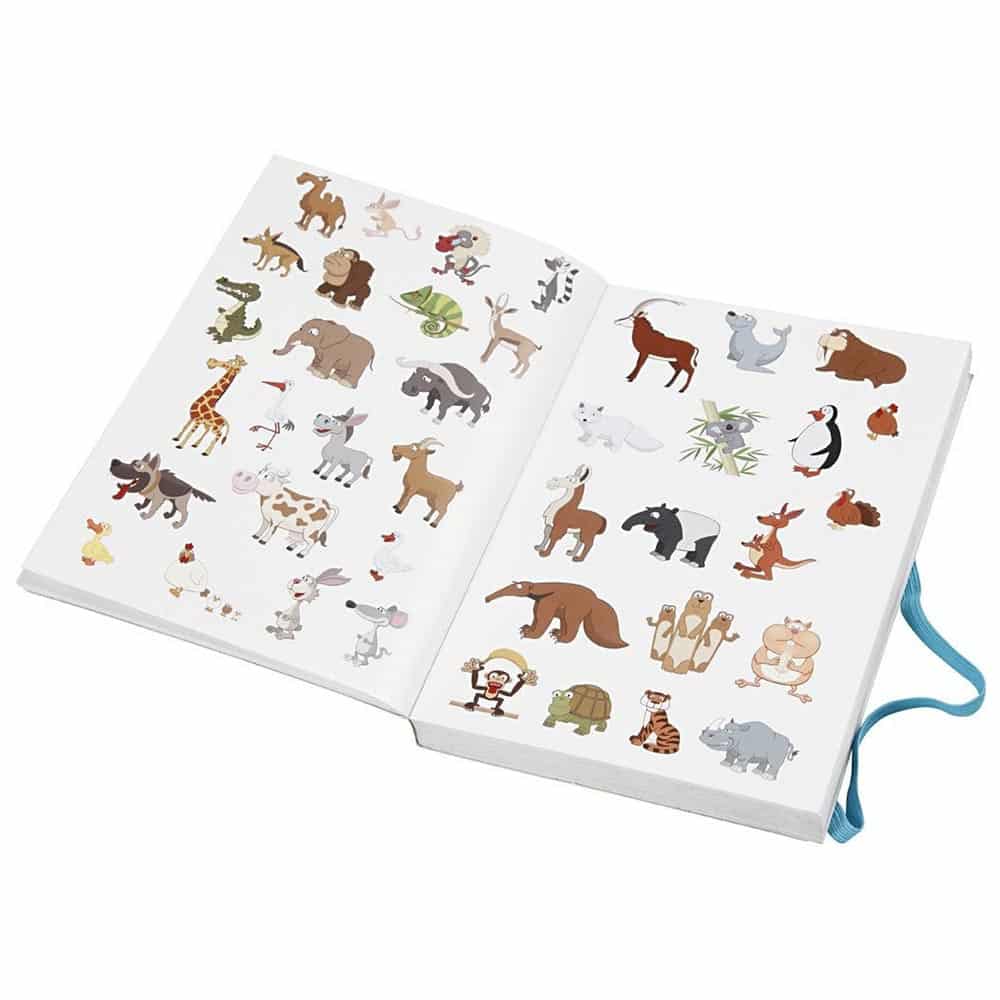 Creative klistermærkebog - 2800 stickers