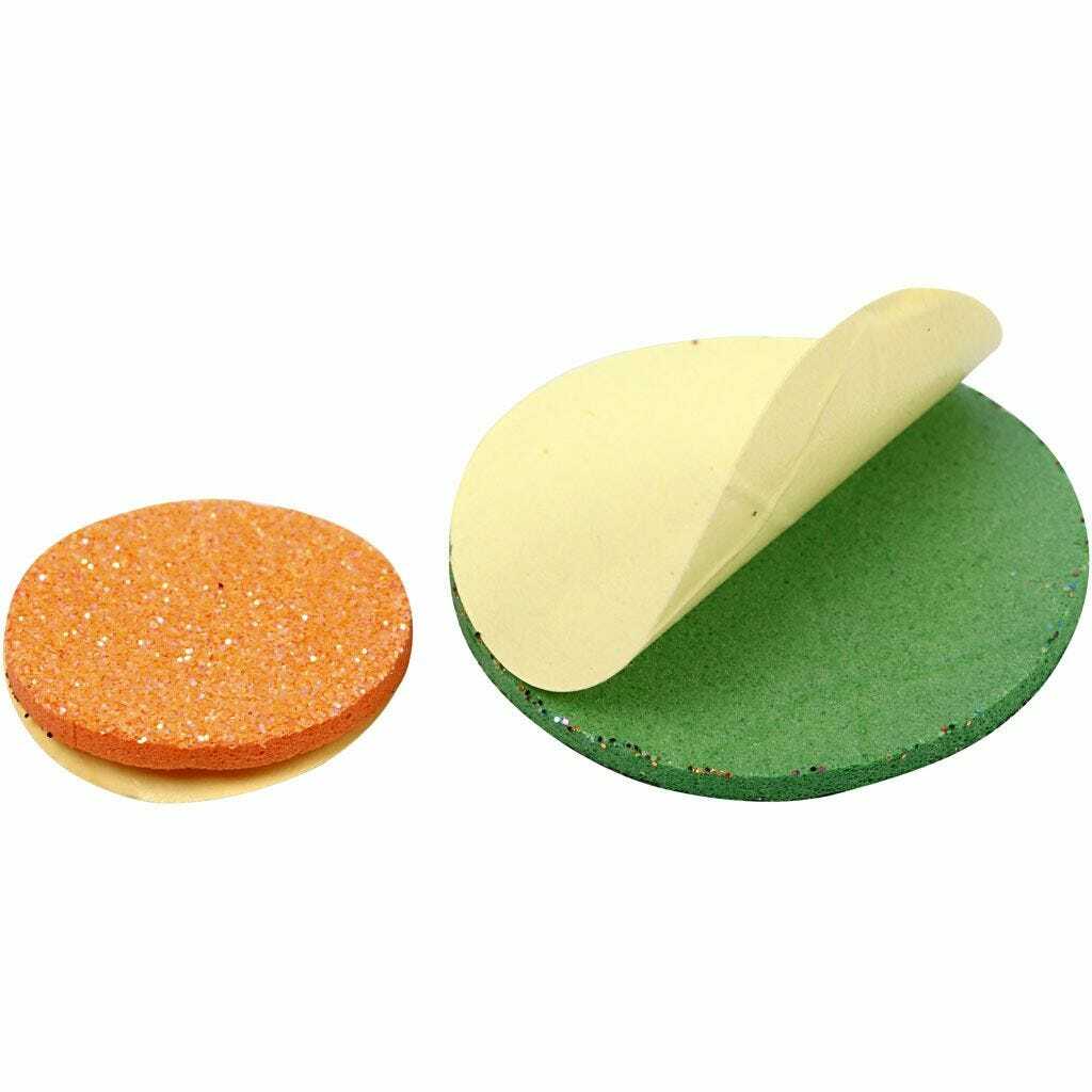 Creative mosgummi cirkler - multi glimmer