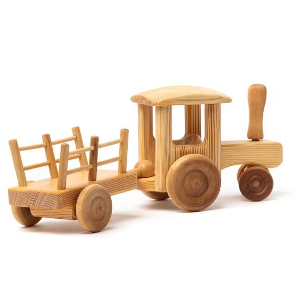 Debresk Traktor Med Trailer Stor