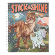 Dino World Aktivitetsbog Stick And Shine