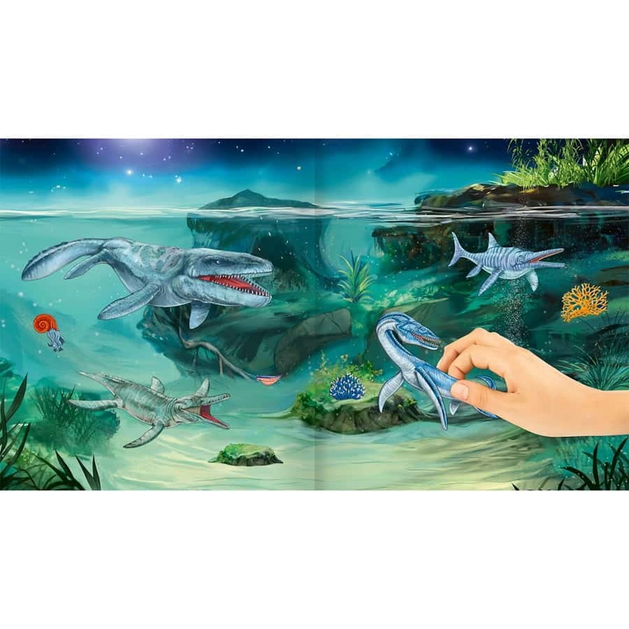 Dino World Klistermærkebog Galaxy