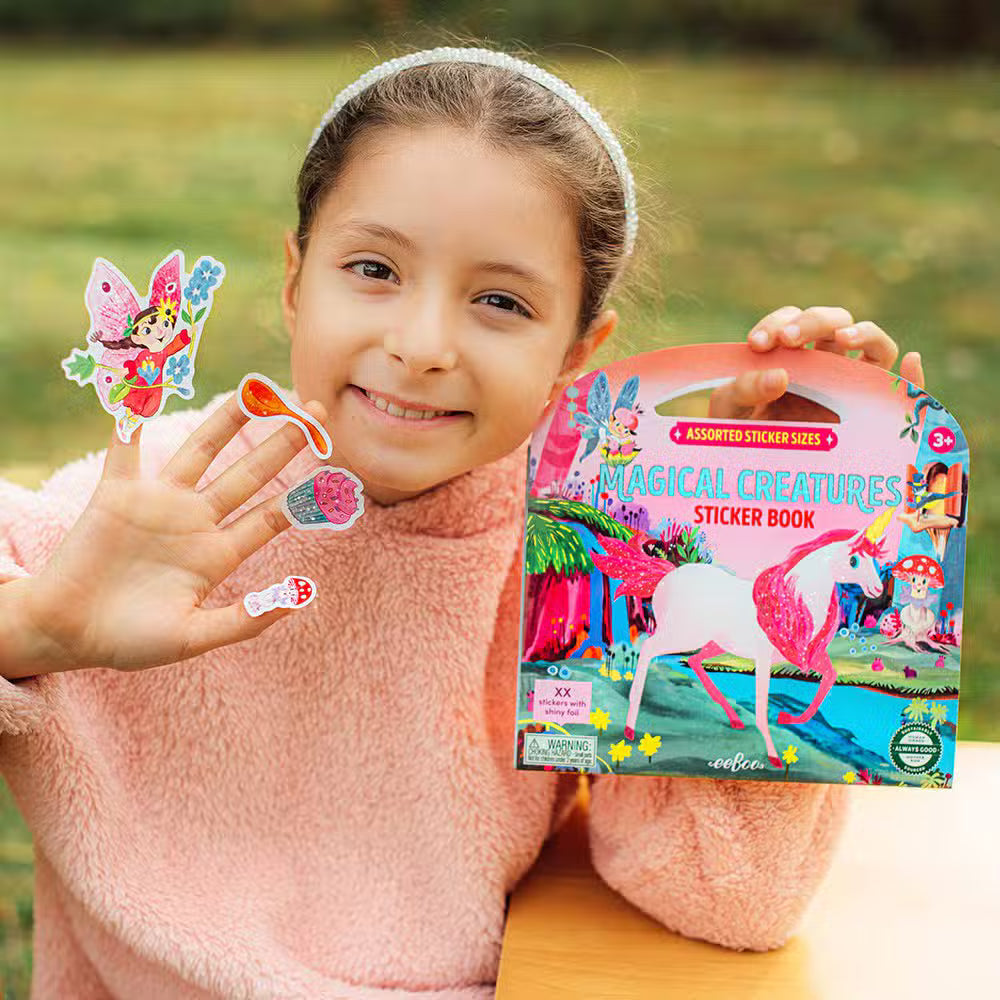 Eeboo Klistermærkebog Magiske Skabninger