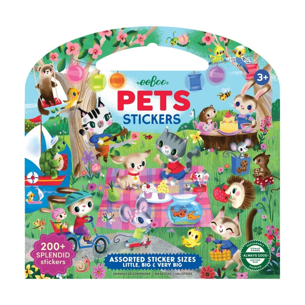 Eeboo Klistermærker Pets