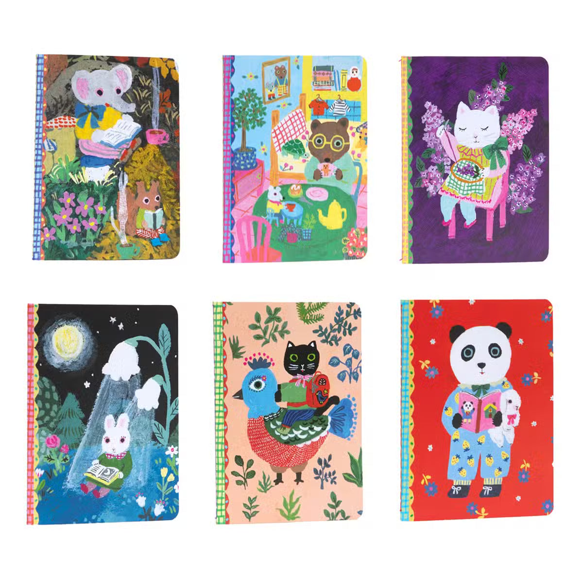 Eeboo Notesbog Yumi Kitagishi Assorteret - 1 Stk