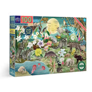 Eeboo Puslespil 100 Brikker Nattedyr