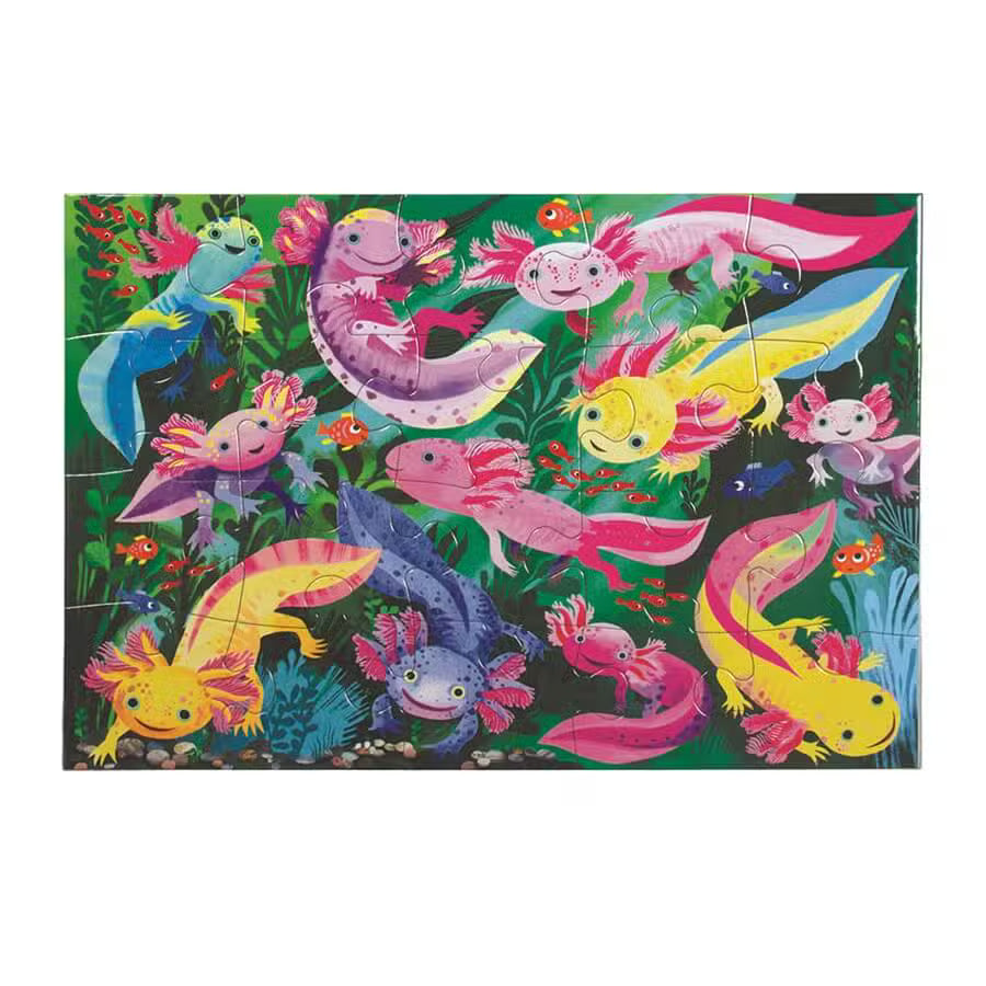 Eeboo Puslespil 20 Brikker Axolotl