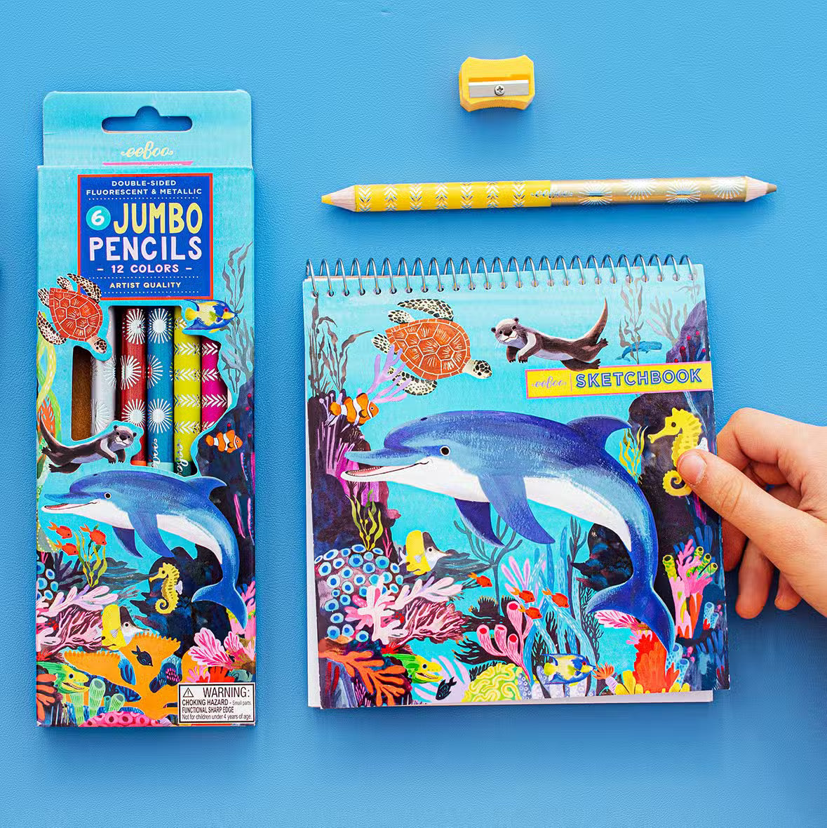 Eeboo Skitseblok Delfin