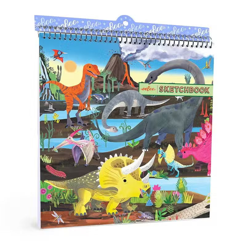 Eeboo Skitseblok Dinosaur