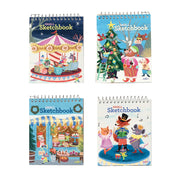 Eeboo Skitseblok Mini Jul Assorteret