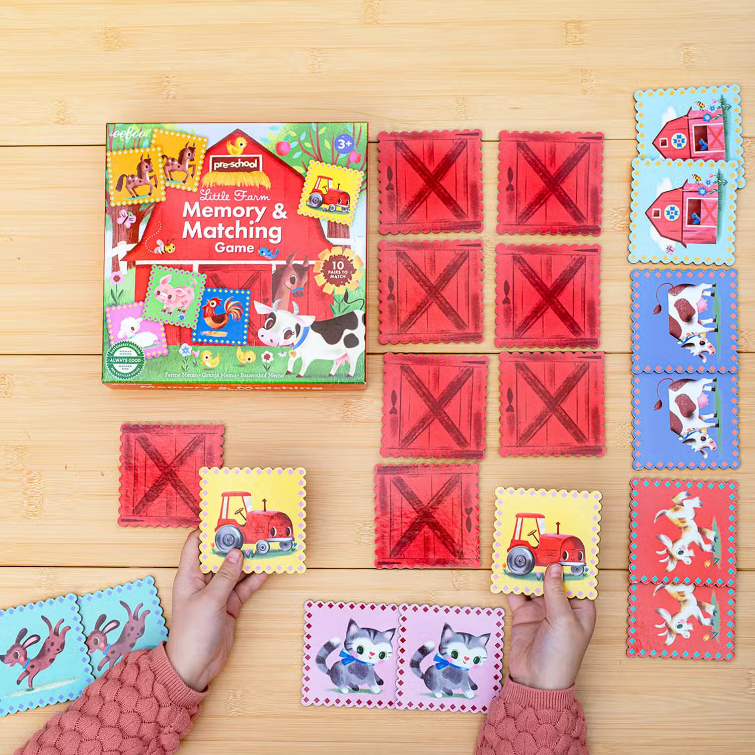 Eeboo Vendespil Bondegård