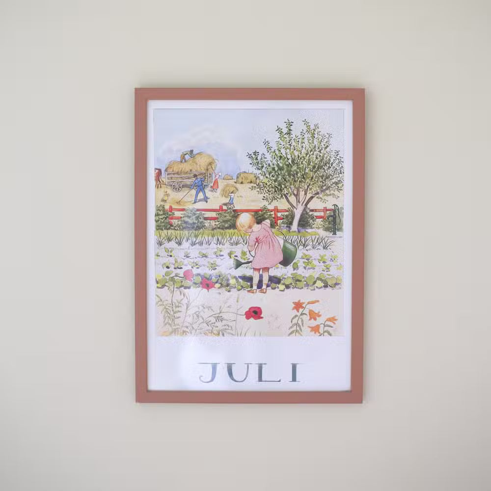 Elsa Beskow Billede Juli A4
