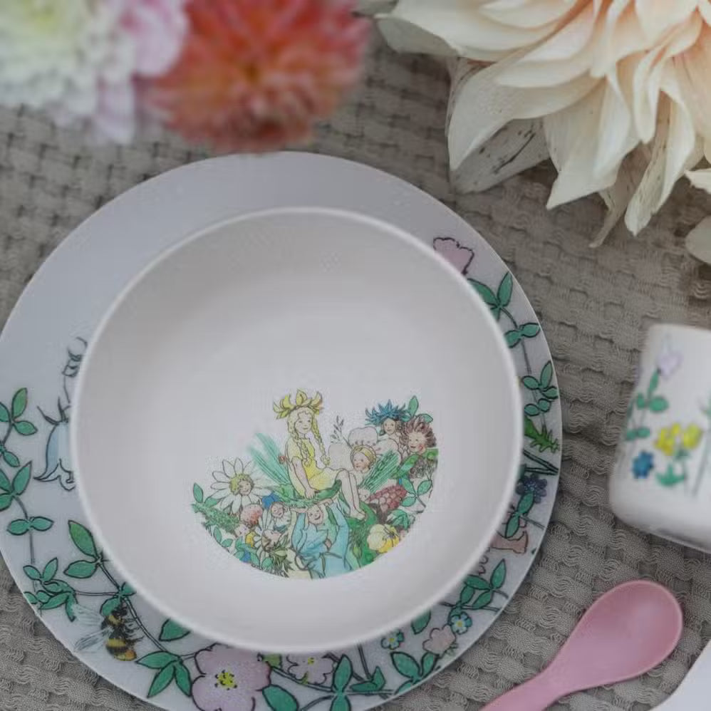 Elsa Beskow Skål Blomsterfeen