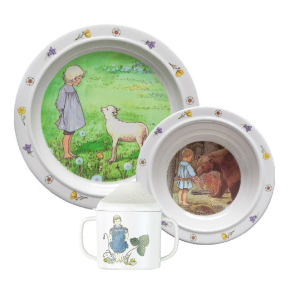 Elsa Beskow Spisestel 3 Dele