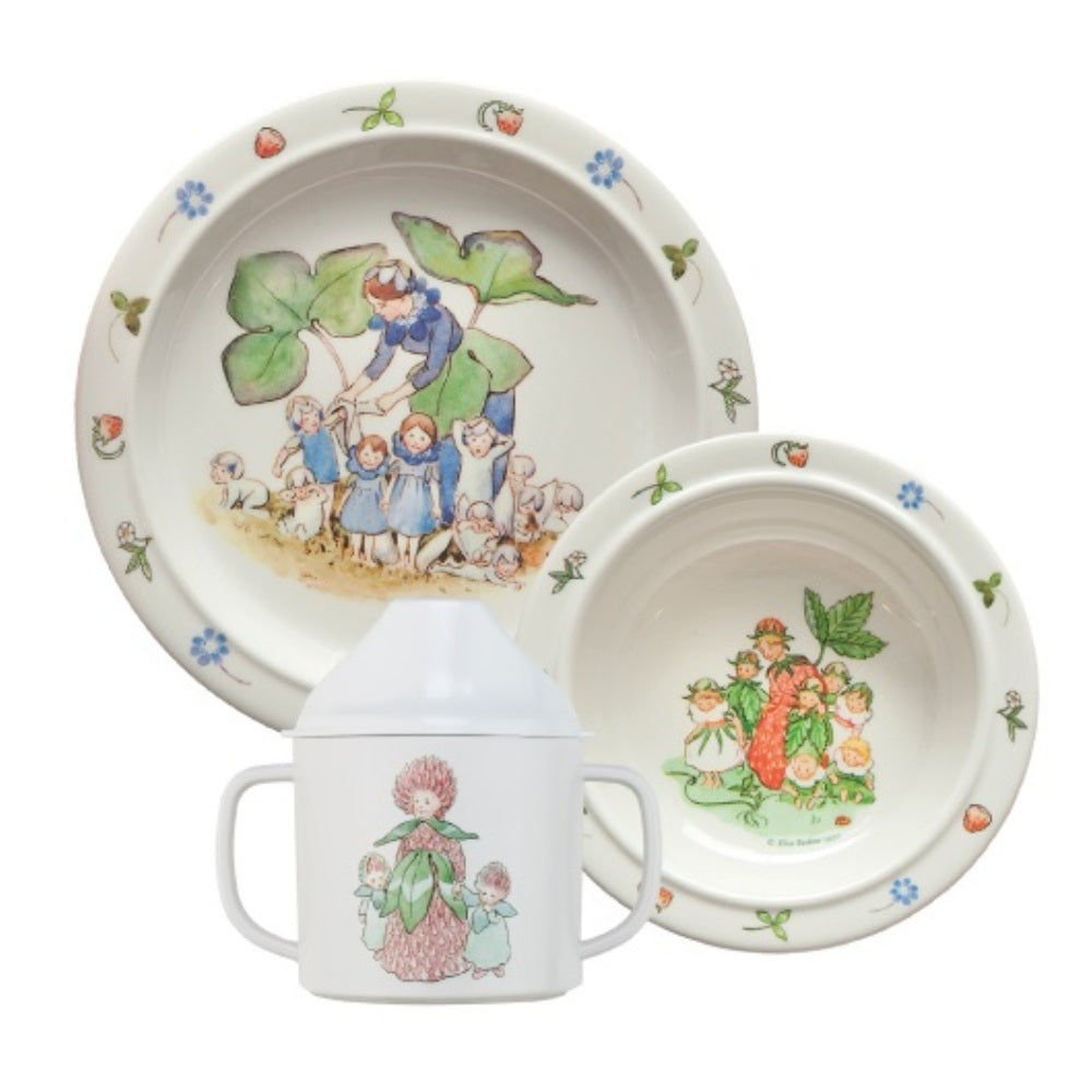 Elsa Beskow Spisestel Blomsterbørn