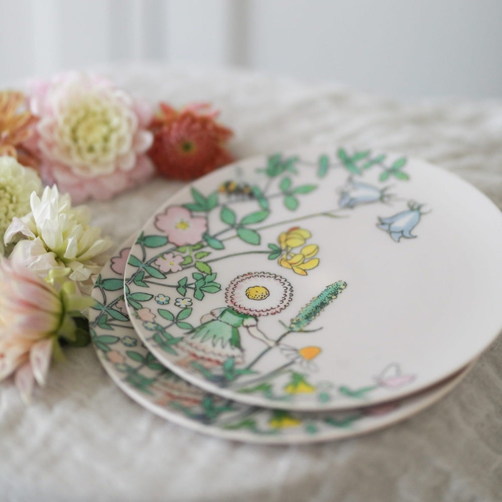 Elsa Beskow Tallerken Blomsterfesten