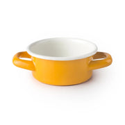 Emaljegryde Med Hanke Vintage Gul