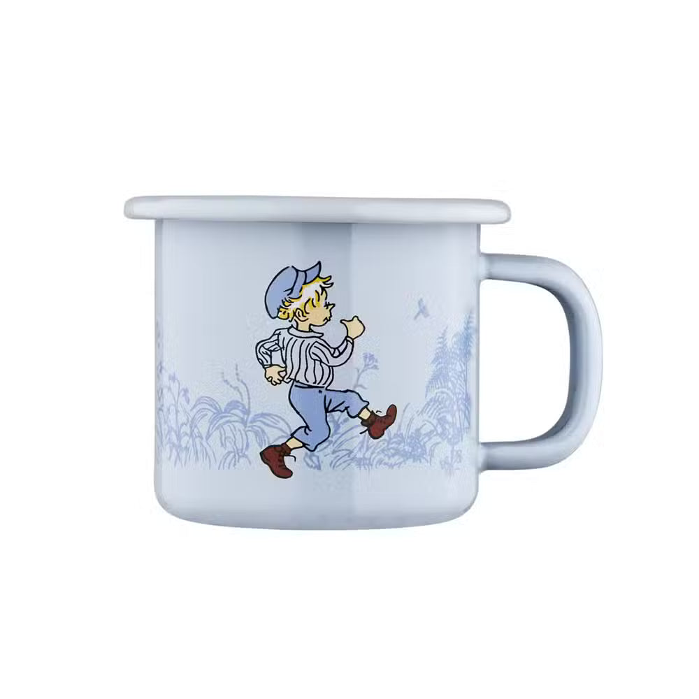 Emil Fra Lønneberg Emaljekrus Lyseblå 1,5 DL