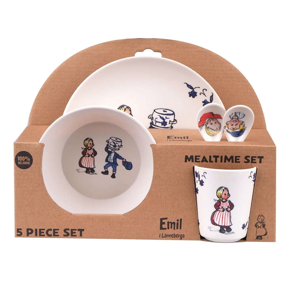 Emil Fra Lønneberg Spisesæt 5 Dele