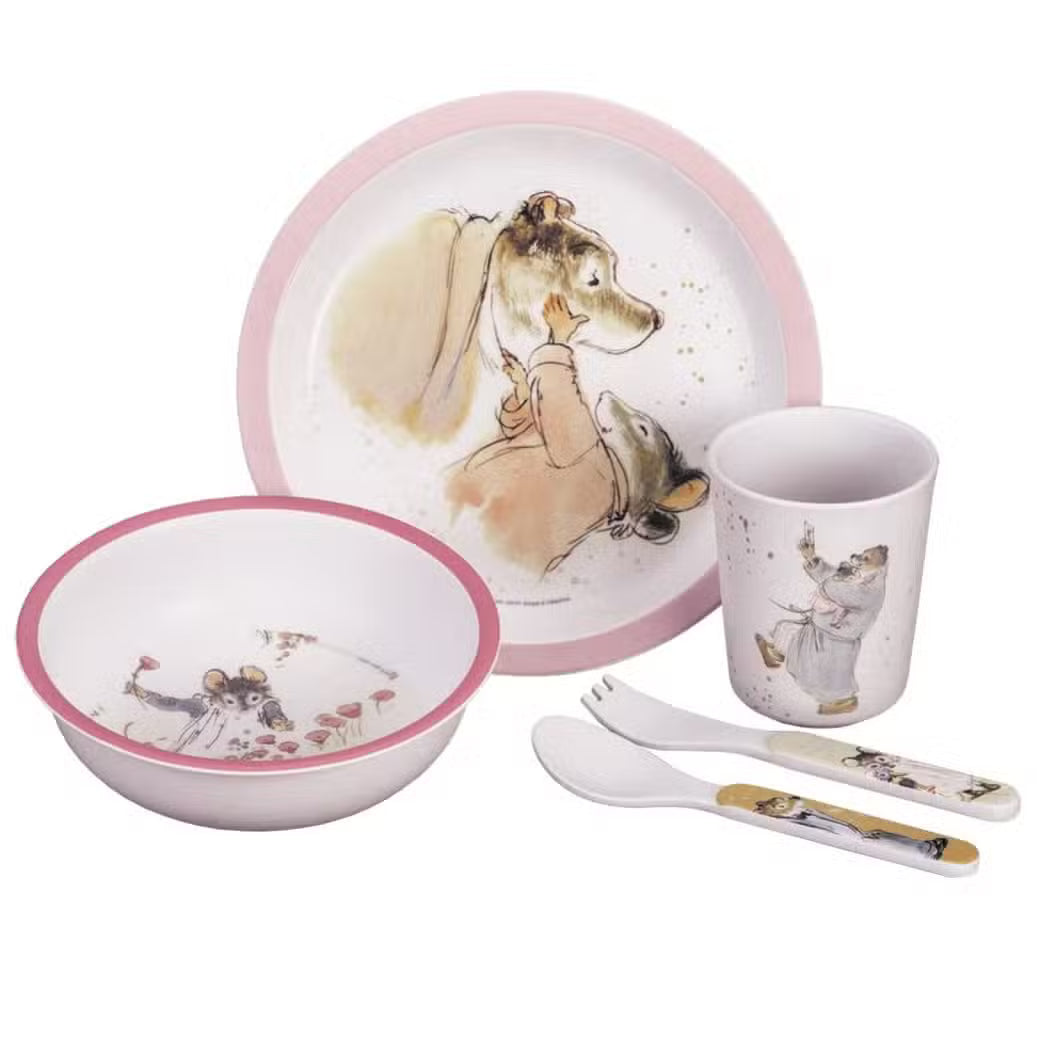 Ernest Og Celestine Spisesæt Lyserød