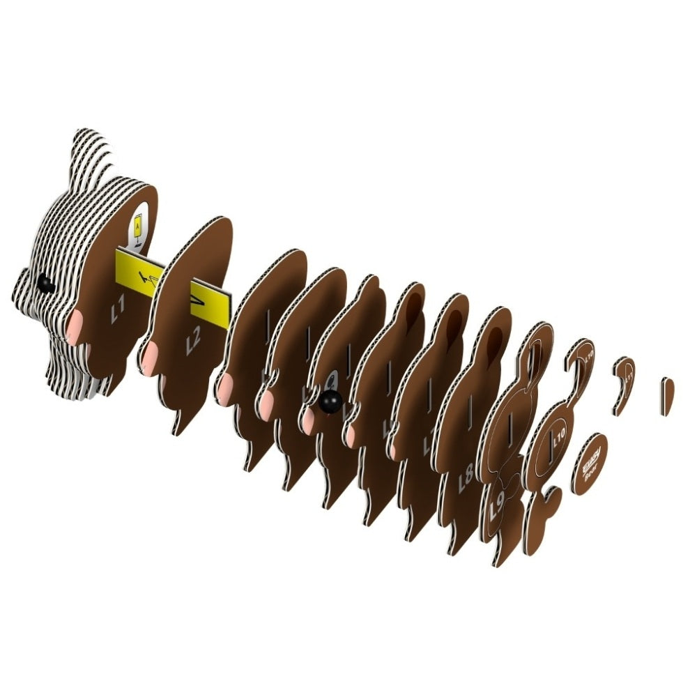 Eugy 3D Puslespil - Chipmunk