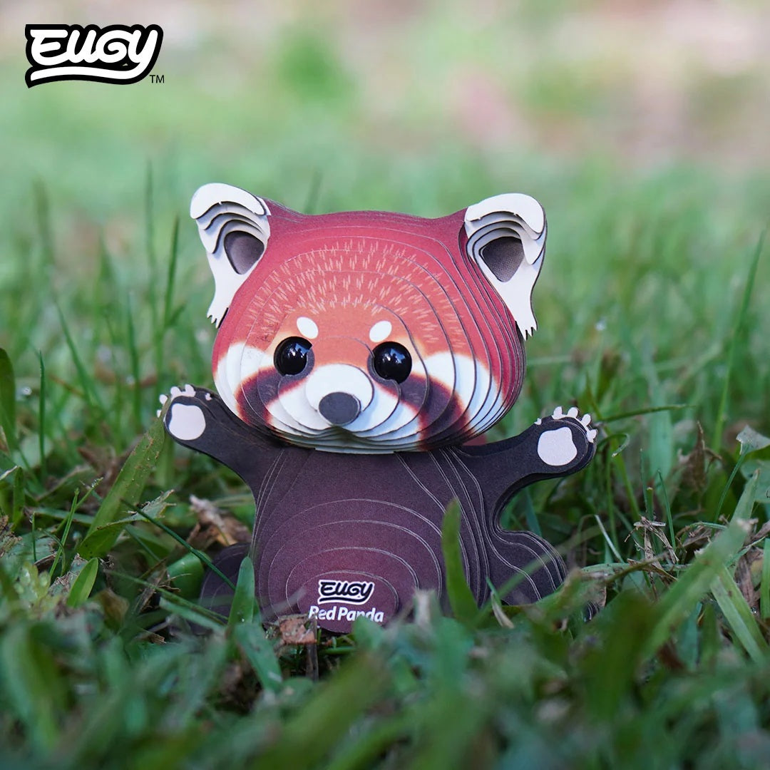 Eudy 3D Puslespil - Rød Panda