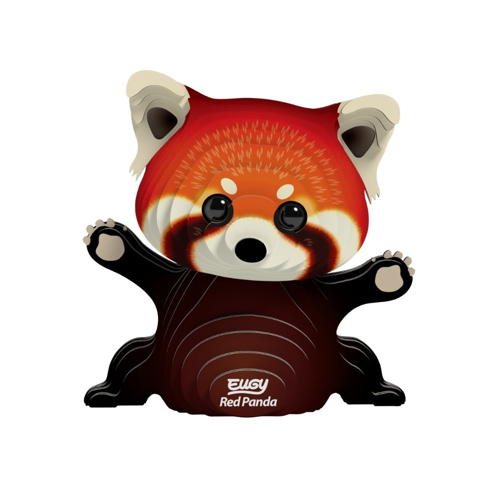 Eudy 3D Puslespil - Rød Panda