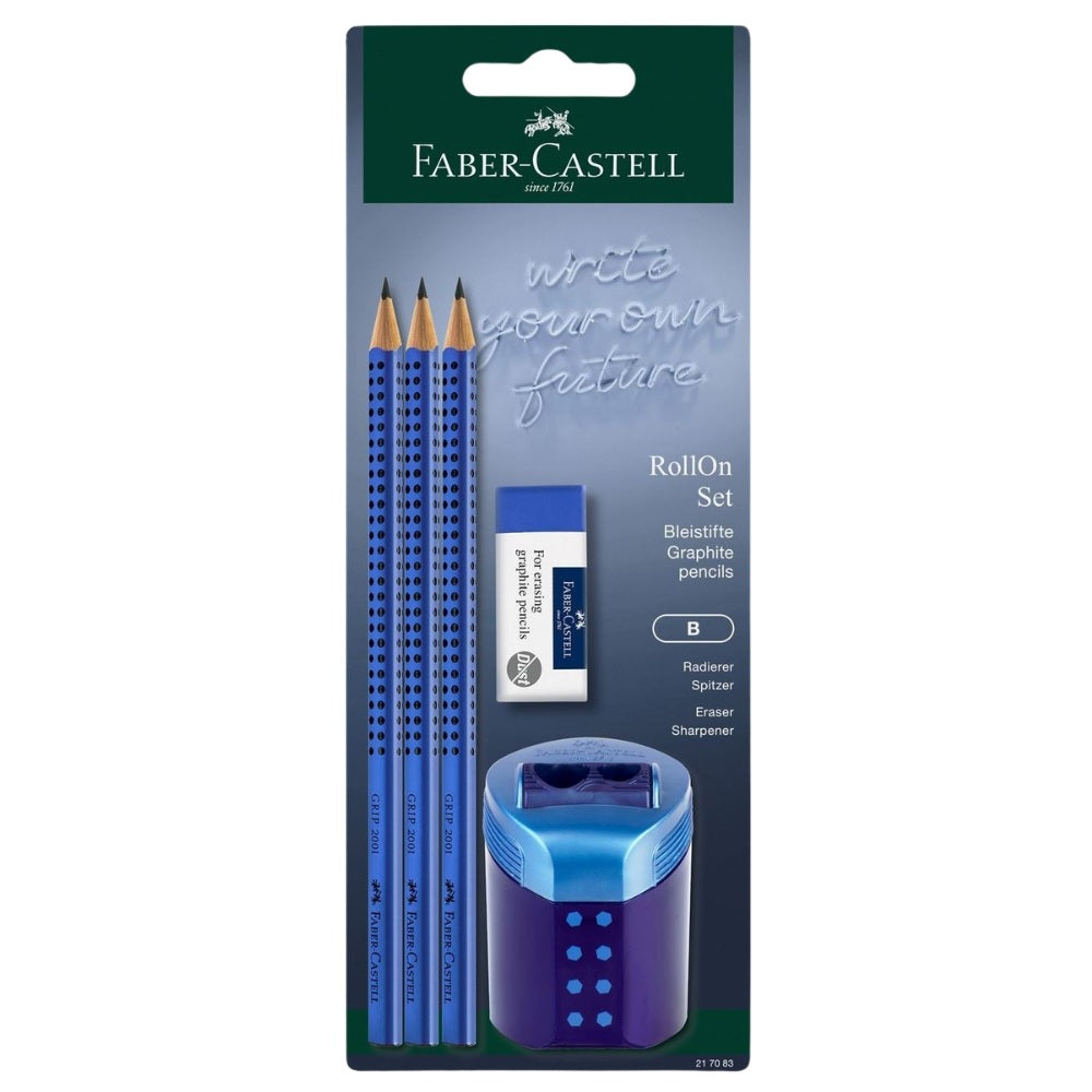 Faber Castell Blyantsæt Grip 2001 - Blå