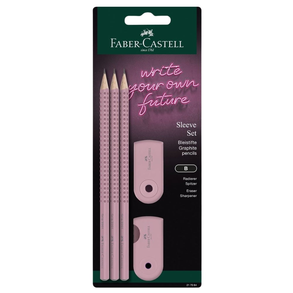 Faber Castell Blyantsæt Grip 2001 - Rose