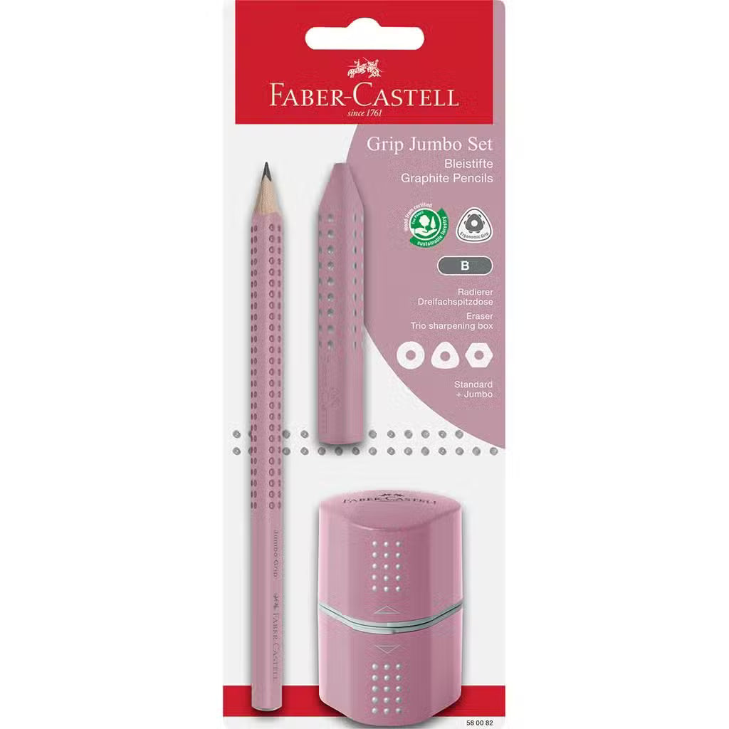 Faber Castell Blyantsæt Jumbo Rose