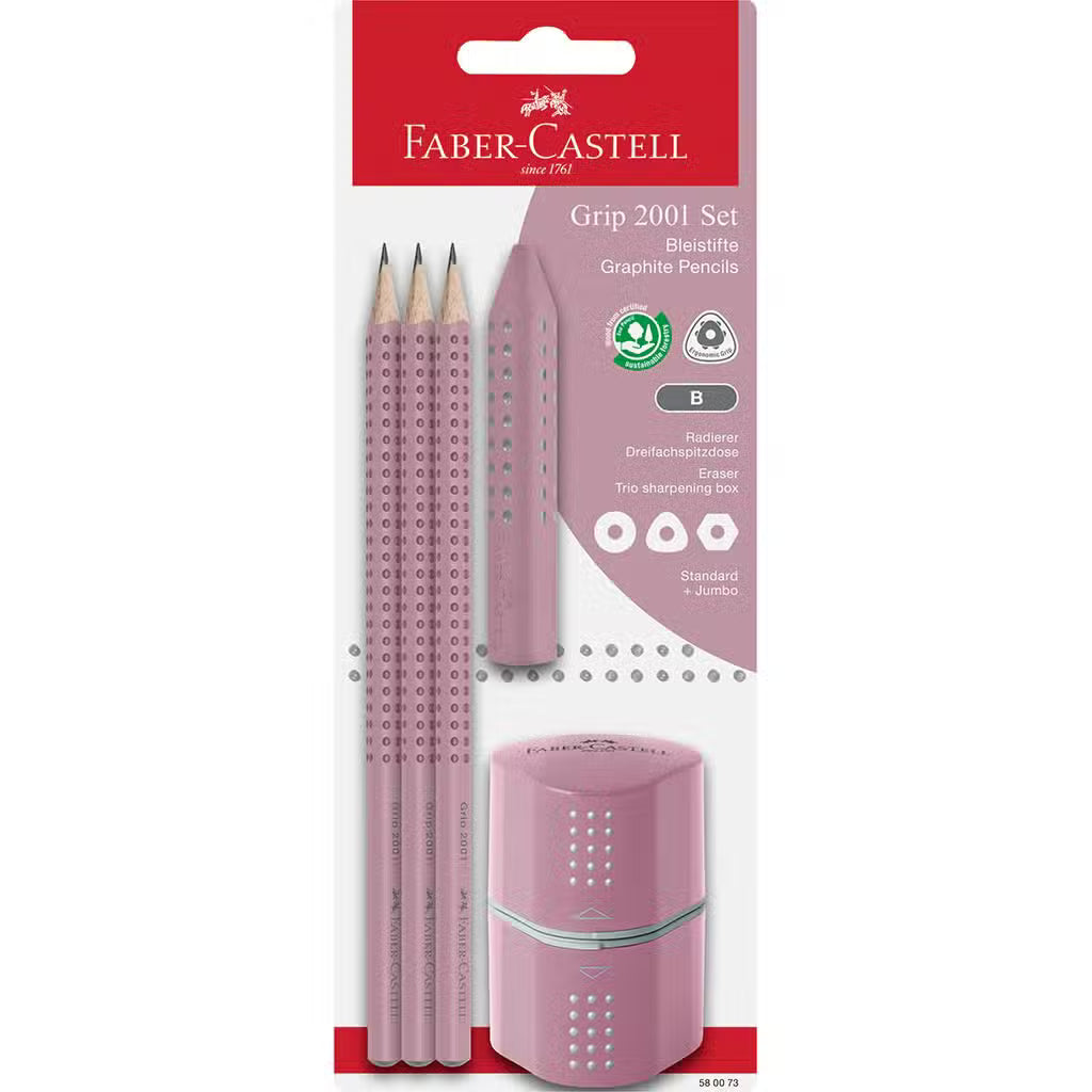Faber Castell Blyantsæt Trio Rose