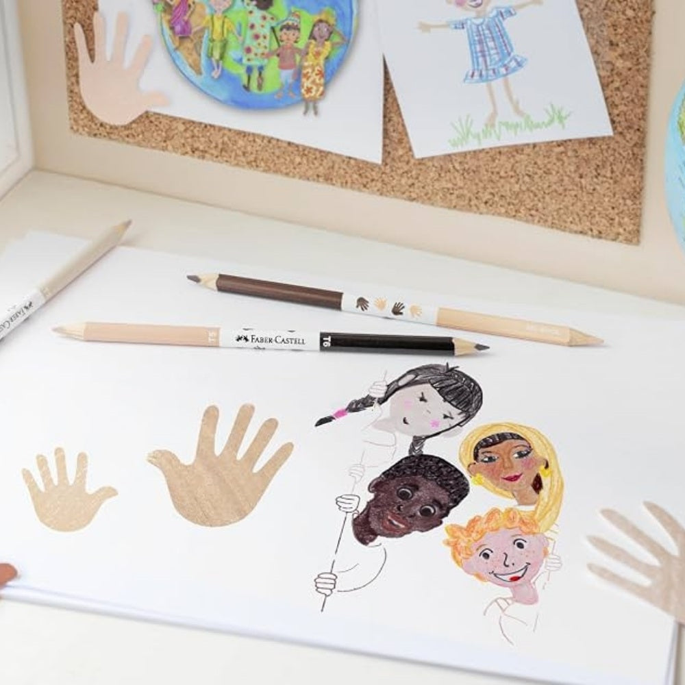 Faber Castell Farveblyanter Med Hudfarver 