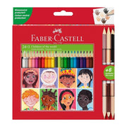 Faber Castell Farveblyanter Med Hudfarver 