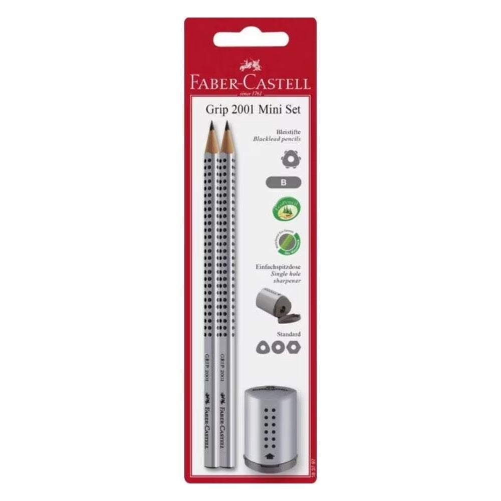 Faber Castell Grib Blyanter Med Blyantspidser