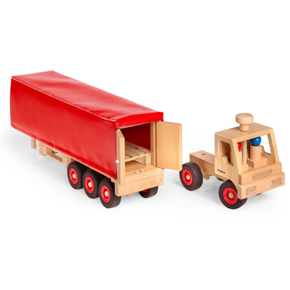 Fagus Lastbil Med Semi Trailer