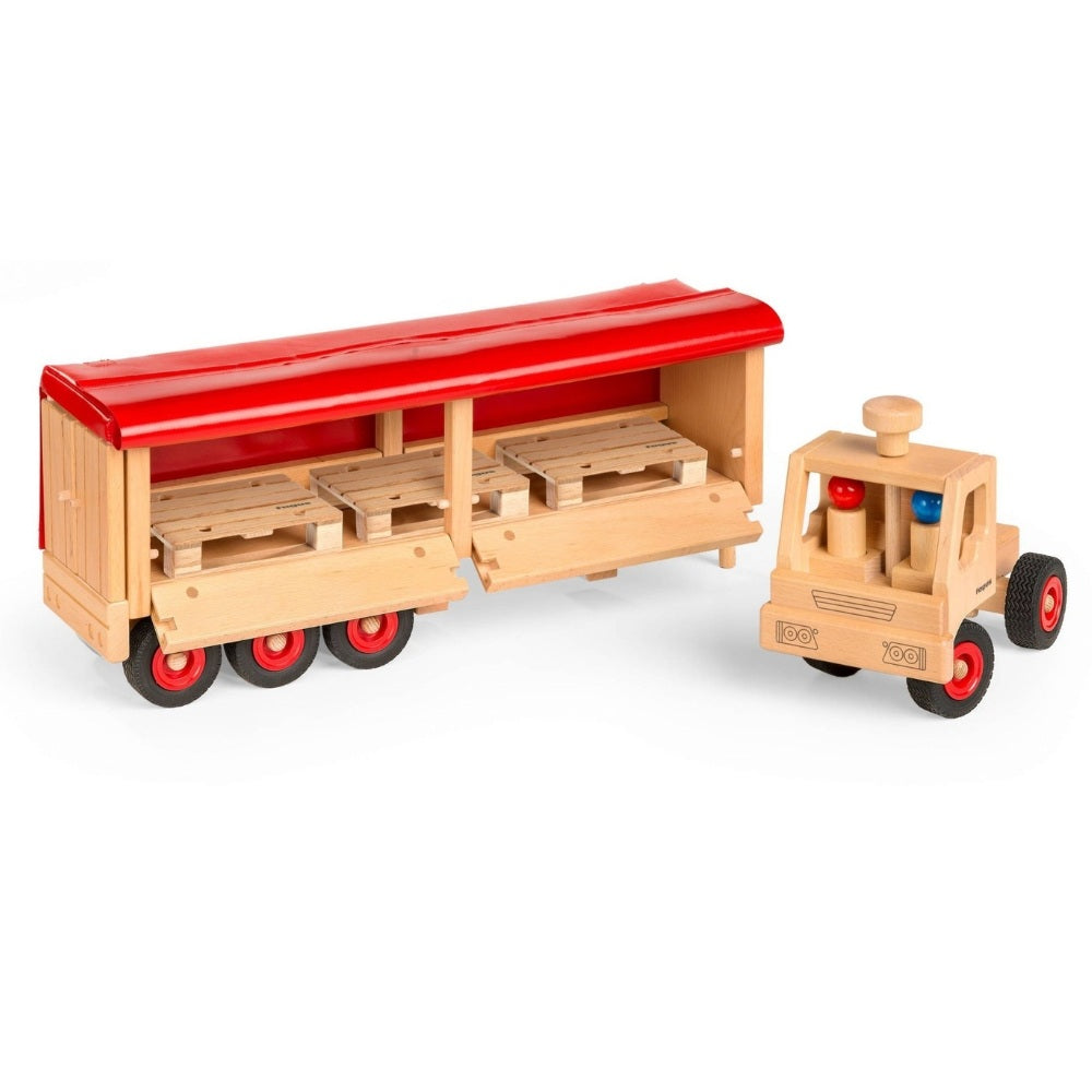 Fagus Lastbil Med Semi Trailer