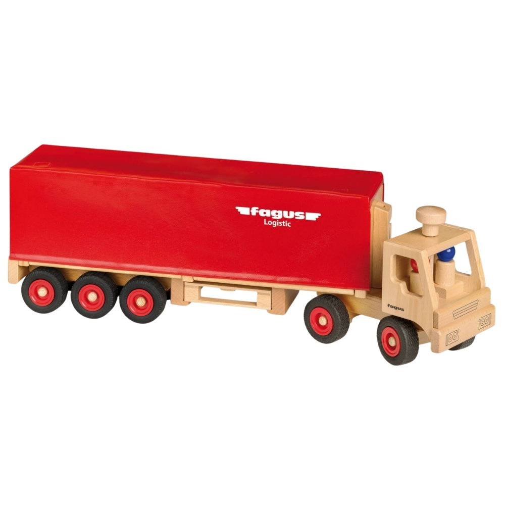Fagus Lastbil Med Semi Trailer