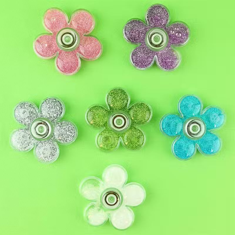 Fidget Spinner Med Glitter