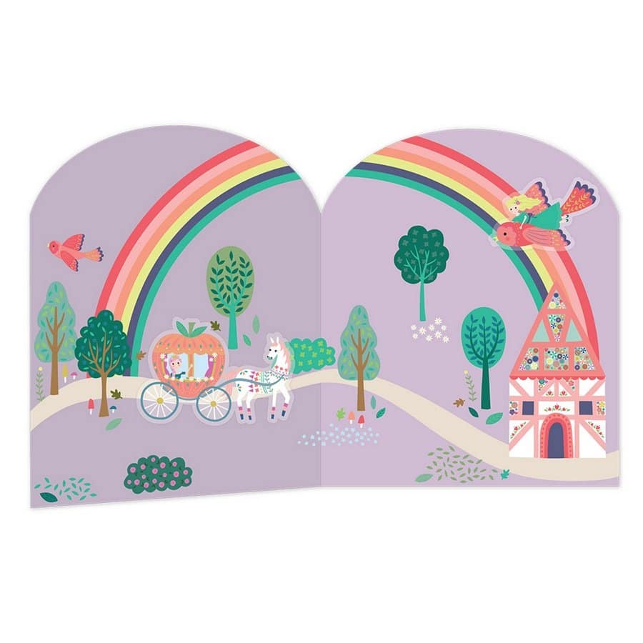 Floss & Rock Klistermærkebog Genanvendelige Fairytale