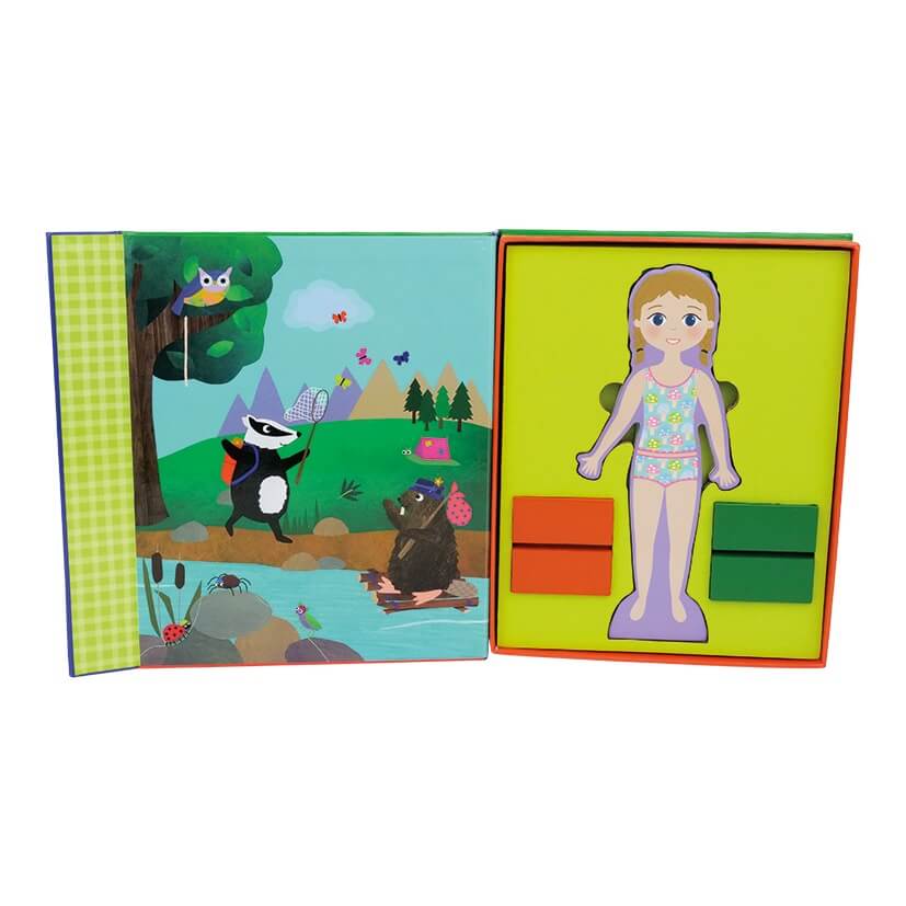 Floss & Rock Magnetisk Påklædningsdukke Adventure