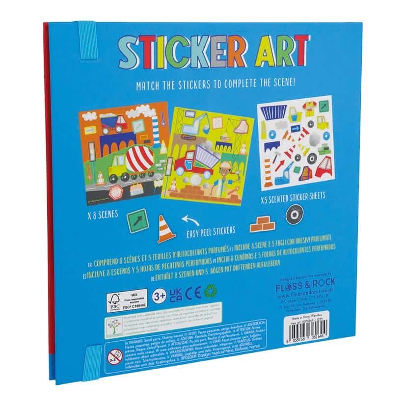 Floss & Rock Sticker Art Konstruktion